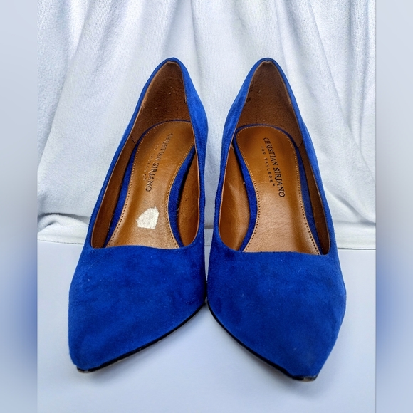 Christian Sirano Blue Heels - Picture 2 of 5